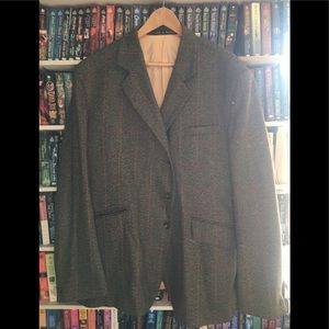 Mens Lambourne wool plaid jacket 50L